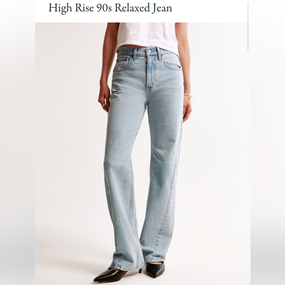 Abercrombie & Fitch Light Blue High Rise Jeans